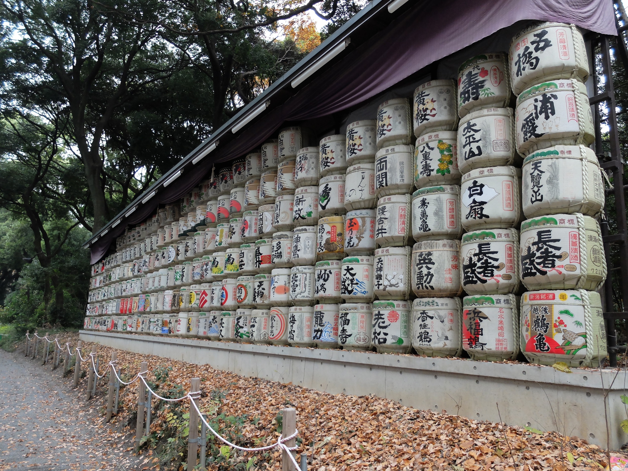 Sake Barrels 