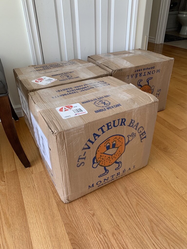 3 boxes of 9 dozen